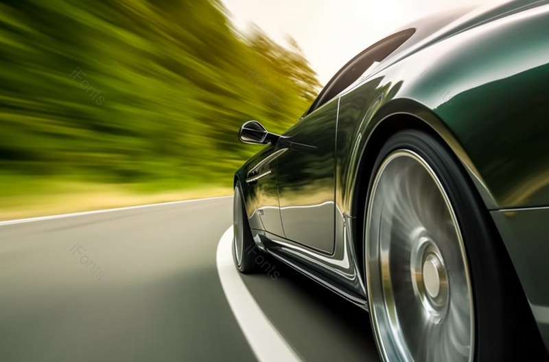 跑车驾驶在机动车道上黑色轿车背景图,高清,摄影图,摄影图片,图片大全,摄影图免费下载